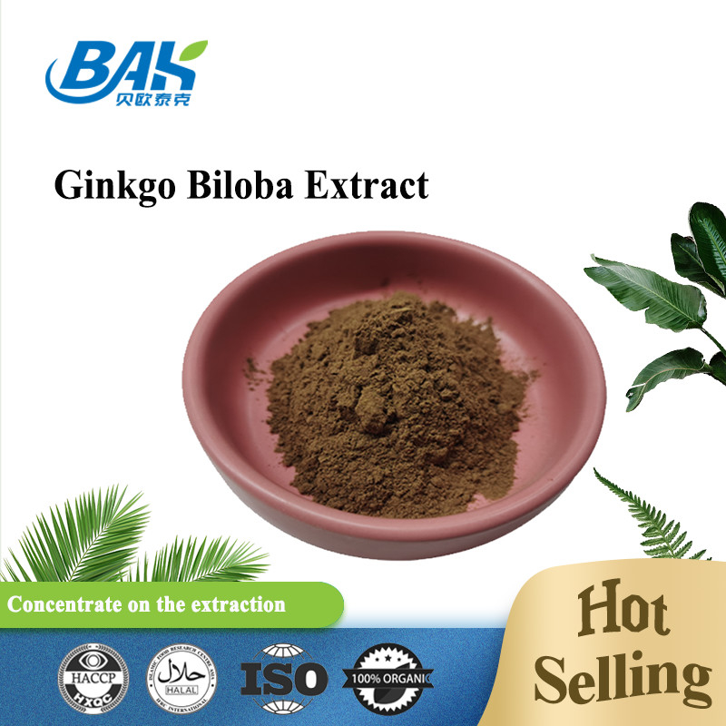 CAS 90045-36-6 진코 빌로바 추출물 플라본 글리코사이드 24% 테르펜 랙토리 6%
